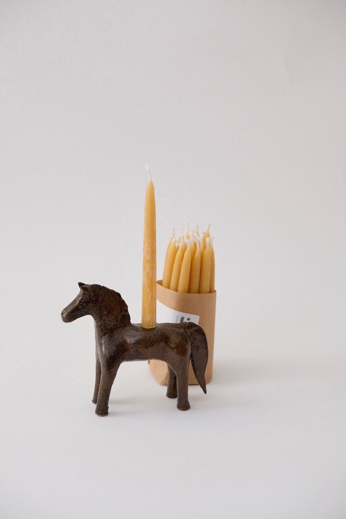 Christmas Tree Candles – Beeswax (20 pcs)